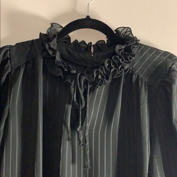 Vintage Sheer Black Dress - Picture 3 of 5